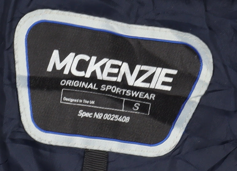 Mens UK Size S McKenzie Blue Puffer Jacket