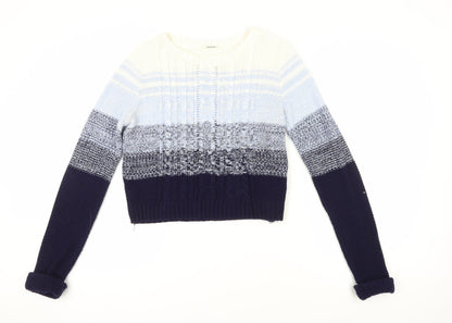 Womens UK Size 14 SoulCal Multicoloured Pullover Jumper