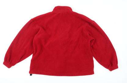 Arctic Storm Women's Red Fleece Jacket Size M