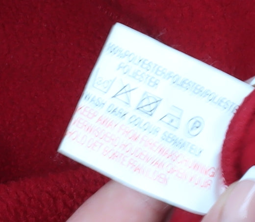 Arctic Storm Women's Red Fleece Jacket Size M