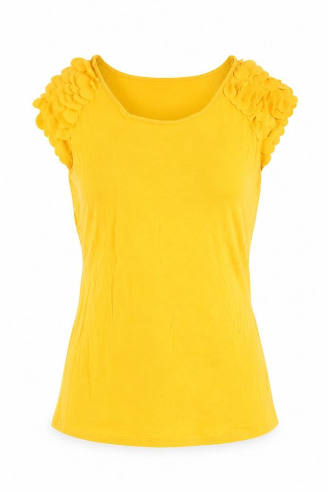 Womens UK Size XS Ted Baker Yellow  Blouse