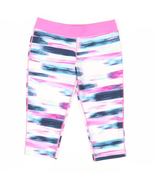 Nike Teens Multicoloured Cropped Leggings XL