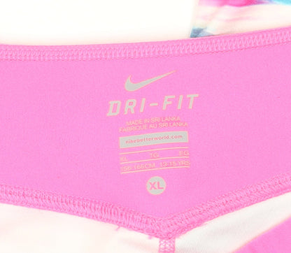 Nike Teens Multicoloured Cropped Leggings XL