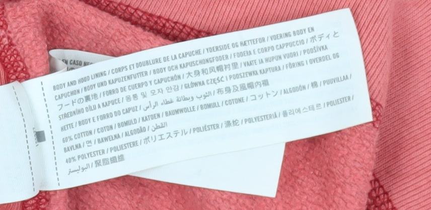 Abercrombie & Fitch Pink M Hoodie with Tiger Logo