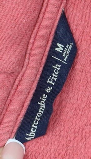 Abercrombie & Fitch Pink M Hoodie with Tiger Logo
