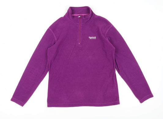 Regatta Women's Purple 10 Pullover Fleece Sweatshirt