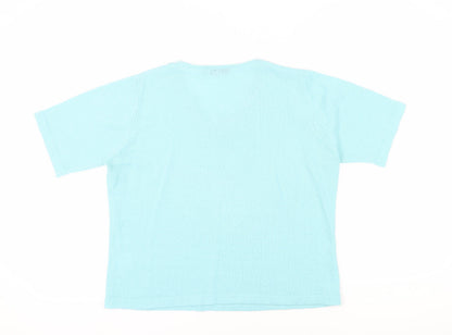 Womens UK Size 18-20 Honor Millburn Blue Basic Blouse