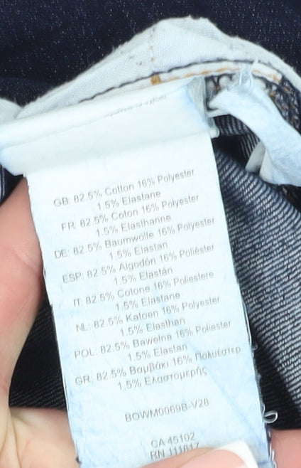 Bench Women's Blue Skinny Jeans, Size 12, Stylish & Comfortable