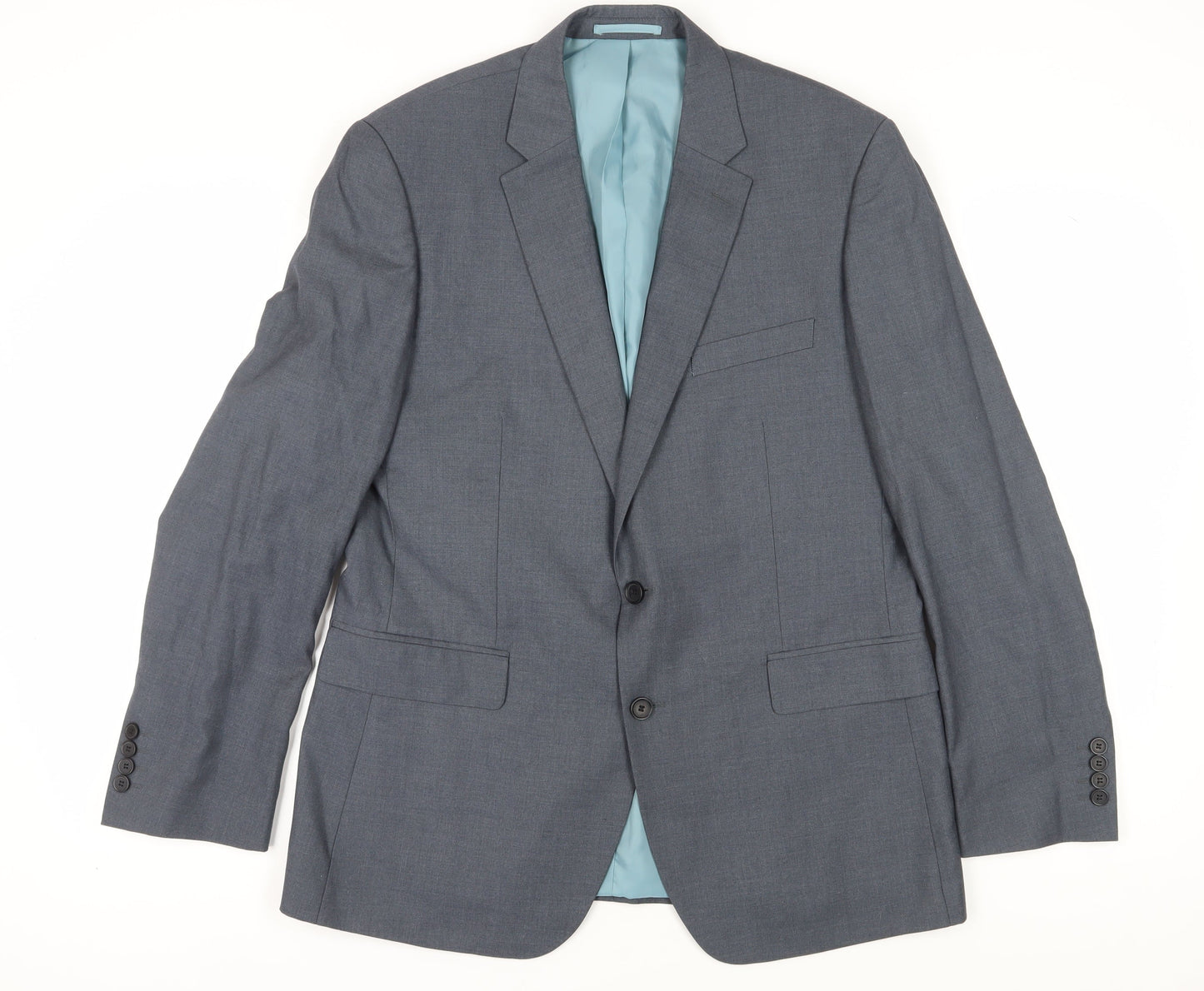 Mens UK Size 42 Moss Regular Grey Suit Jacket
