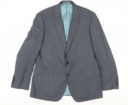 Mens UK Size 42 Moss Regular Grey Suit Jacket