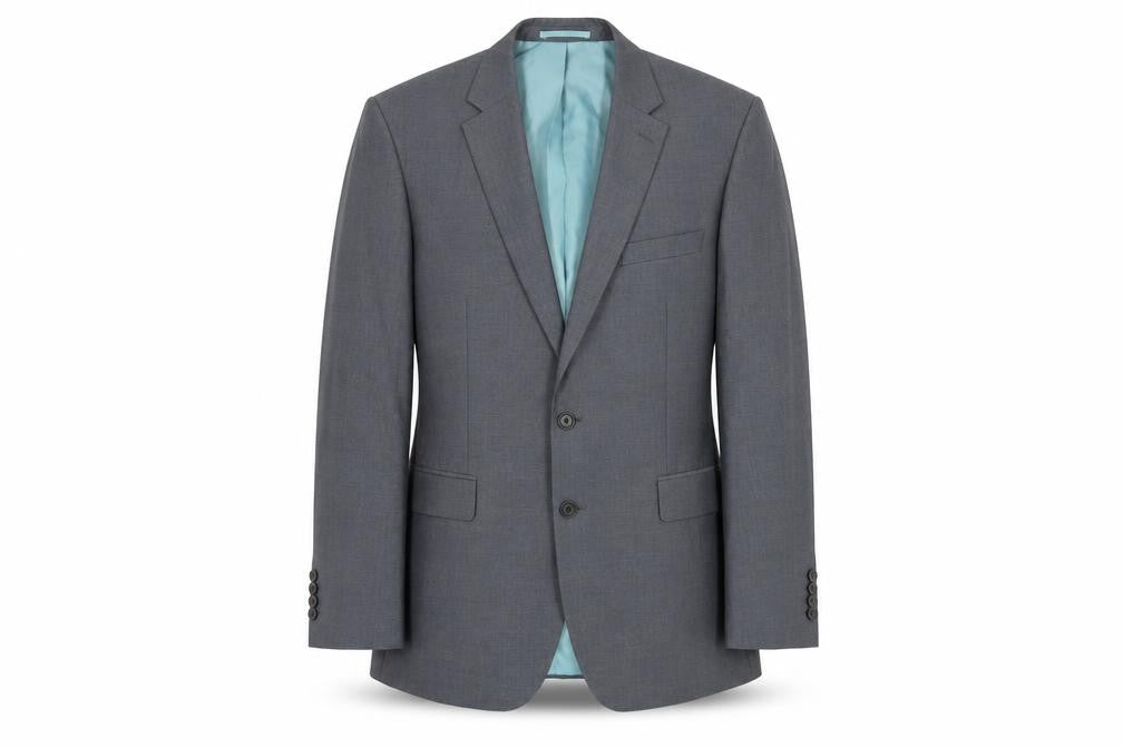 Mens UK Size 42 Moss Regular Grey Suit Jacket