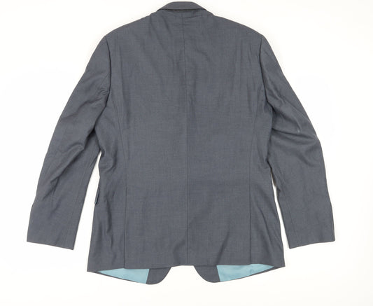 Mens UK Size 42 Moss Regular Grey Suit Jacket