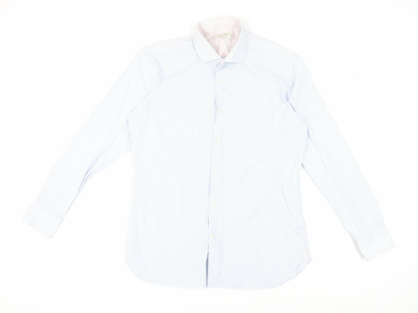 Ted Baker Men's Blue Regular Fit Dress Shirt