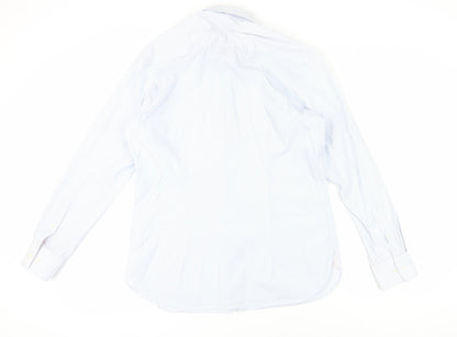 Ted Baker Men's Blue Regular Fit Dress Shirt