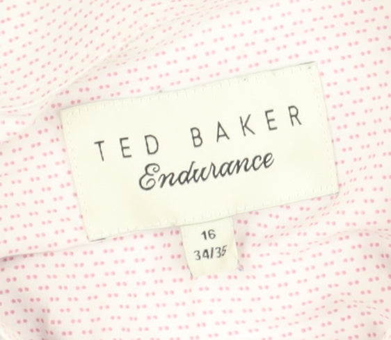 Ted Baker Men's Blue Regular Fit Dress Shirt