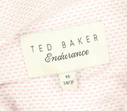Ted Baker Men's Blue Regular Fit Dress Shirt