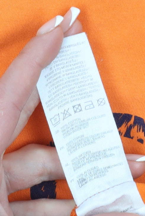SoulCal & Co Boys Orange T-Shirt California Print 13 Years