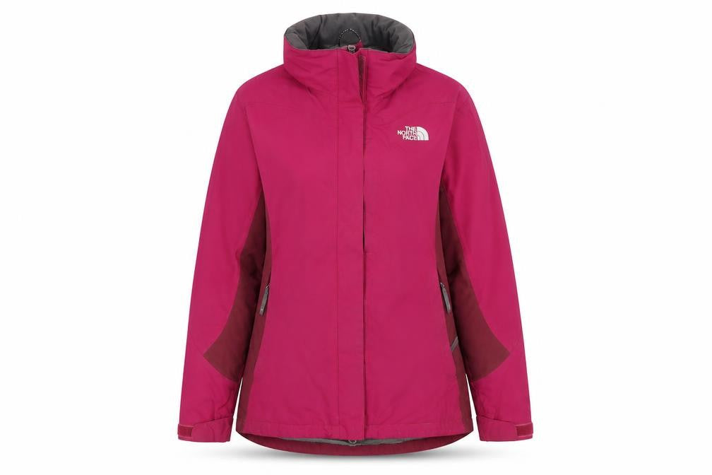 Womens UK Size M The North Face Red 3-in-1 Jacket
