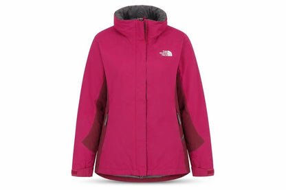 Womens UK Size M The North Face Red 3-in-1 Jacket