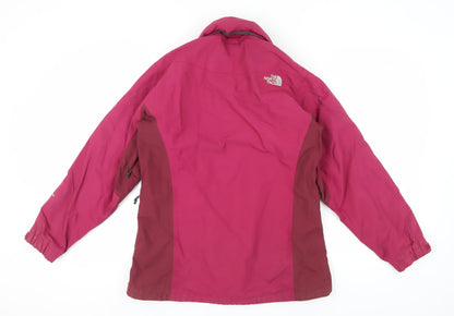 Womens UK Size M The North Face Red 3-in-1 Jacket