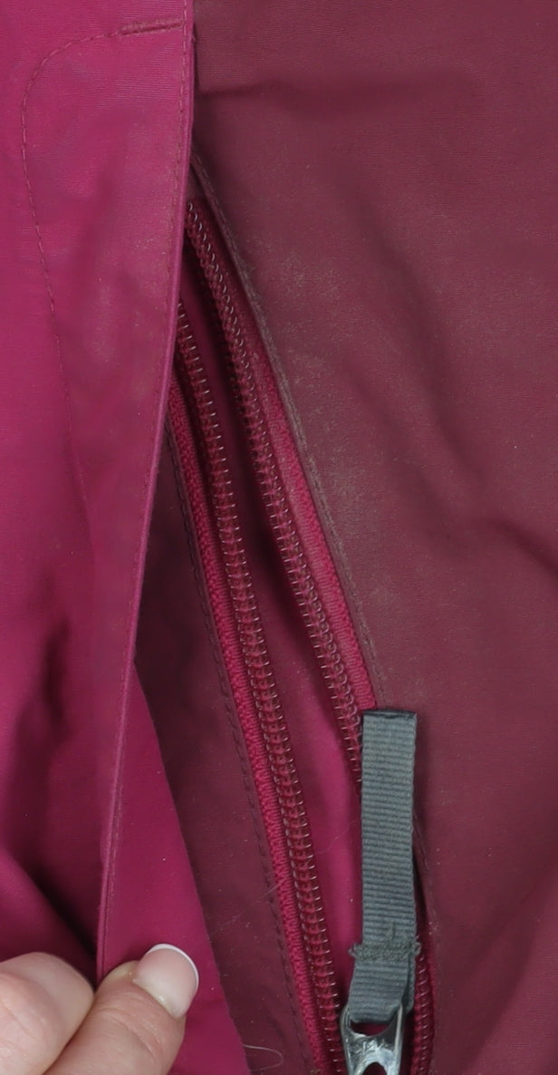 Womens UK Size M The North Face Red 3-in-1 Jacket