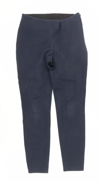 Womens UK Size 10 Laura Ashley Regular Fit Skinny Blue Trousers