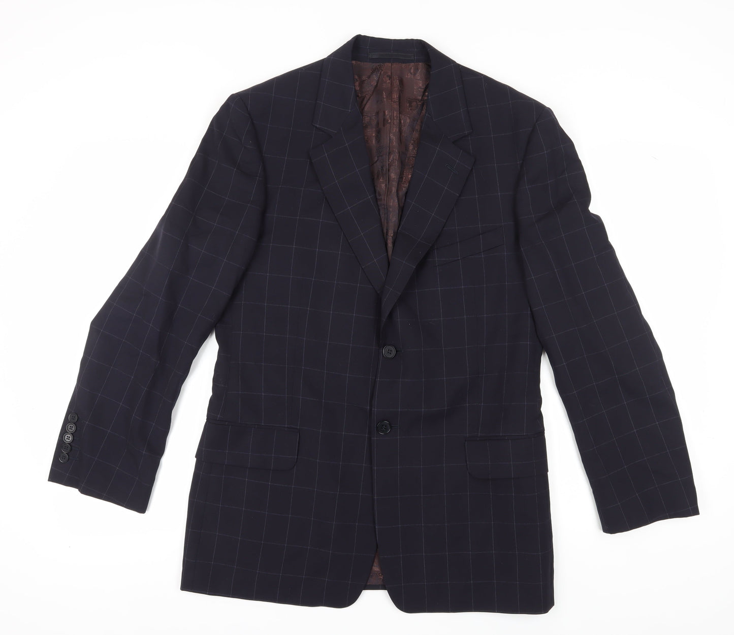 Mens UK Size 40 Paul Smith Regular Purple Suit Jacket