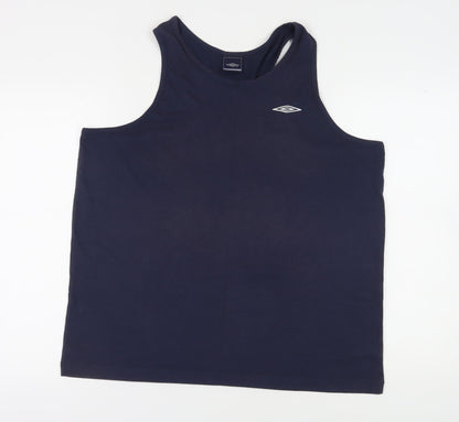 Umbro Men's Blue XL Tank Top for Gym & Training