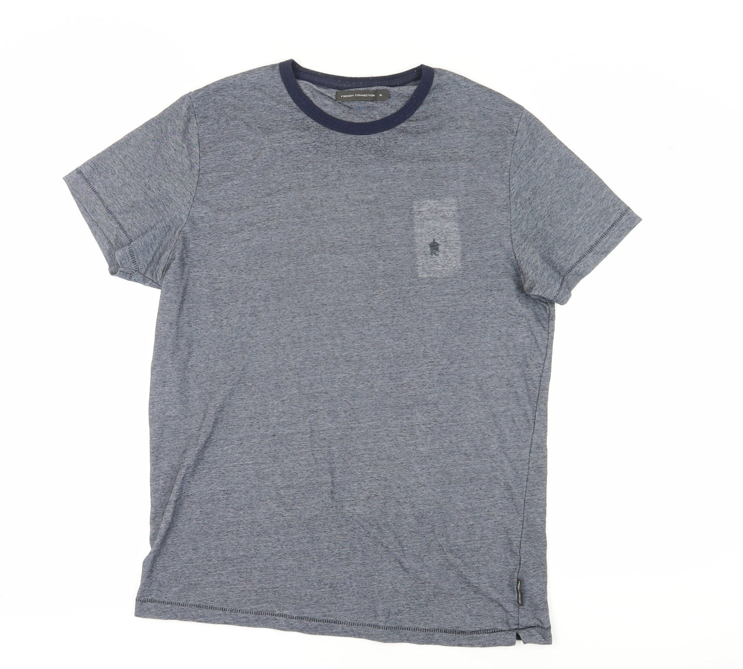 Mens UK Size XL French Connection Blue  T-Shirt