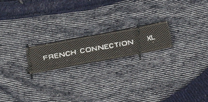 Mens UK Size XL French Connection Blue  T-Shirt