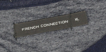 Mens UK Size XL French Connection Blue  T-Shirt