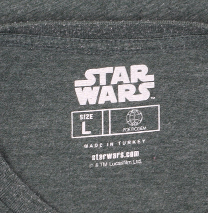 Star Wars Men’s Green L Christmas Darth Vader T-Shirt