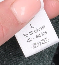 Star Wars Men’s Green L Christmas Darth Vader T-Shirt