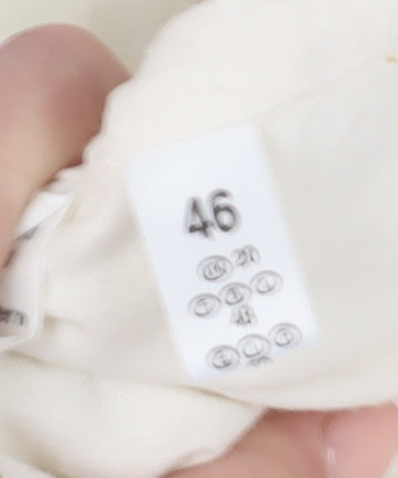 C&A Ivory Retro Sports Waterproof Jacket, Unisex, Size 18