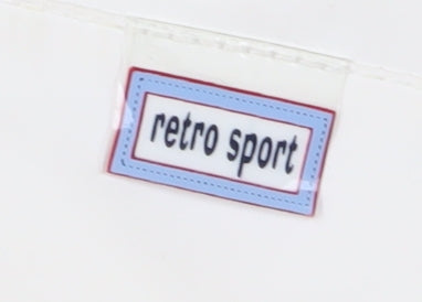 C&A Ivory Retro Sports Waterproof Jacket, Unisex, Size 18