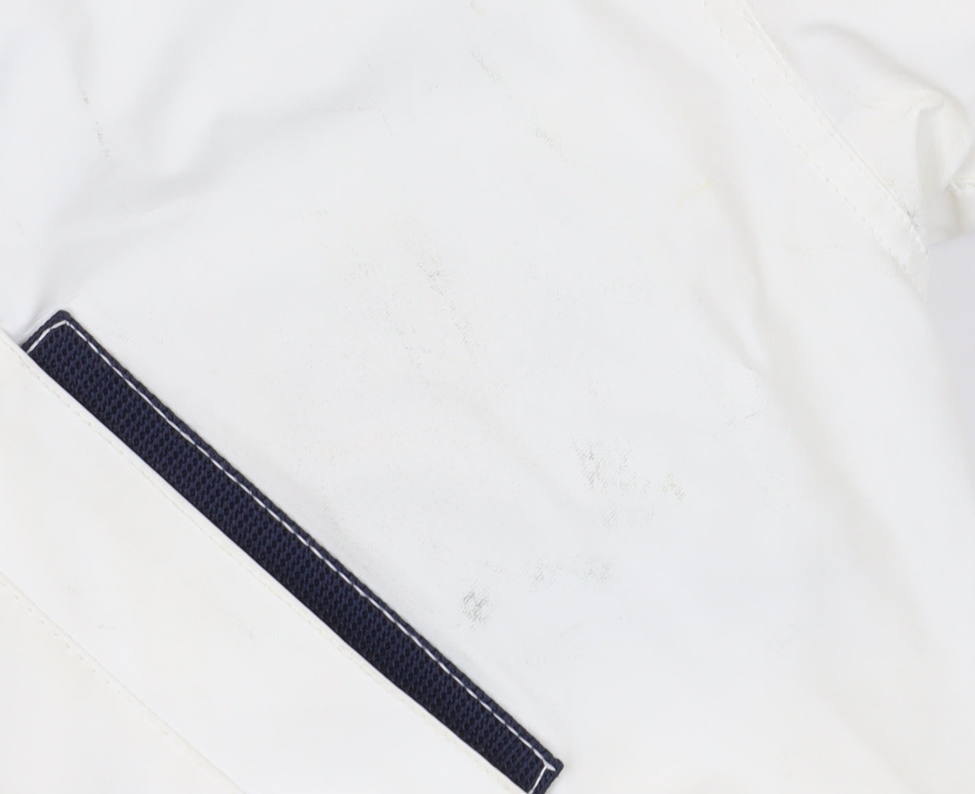 C&A Ivory Retro Sports Waterproof Jacket, Unisex, Size 18