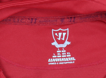 Warrior Men's Red Sports T-Shirt, Size L, Collared