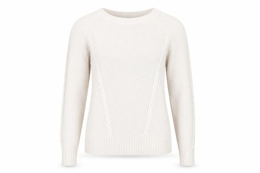 Womens UK Size S Aphorism White Pullover Jumper