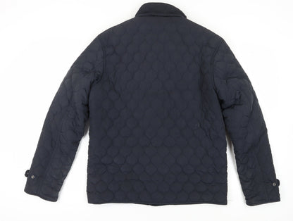 Mens UK Size L Firetrap Black Quilted Coat