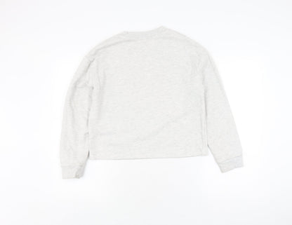 River Island Girls Grey Camouflage Skull Sweatshirt 11-12 Years