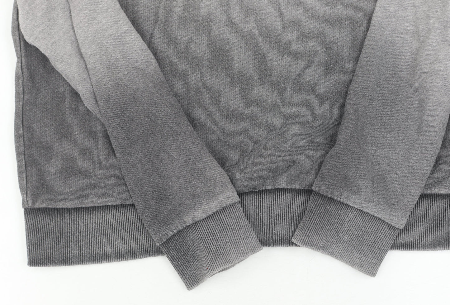 Zara Men's Grey Pullover Sweatshirt - M, Crew Neck