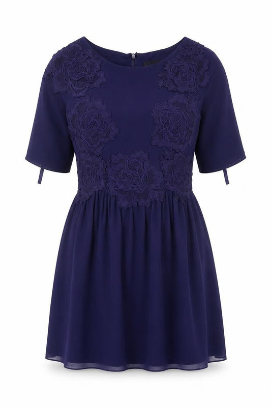 Coast Women's Blue A-Line Dress, Size 8, Party/Cocktail