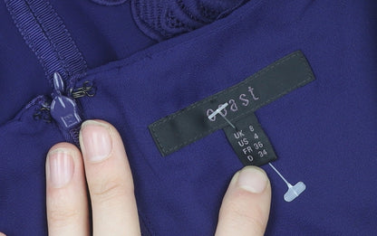 Coast Women's Blue A-Line Dress, Size 8, Party/Cocktail