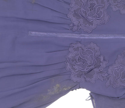 Coast Women's Blue A-Line Dress, Size 8, Party/Cocktail