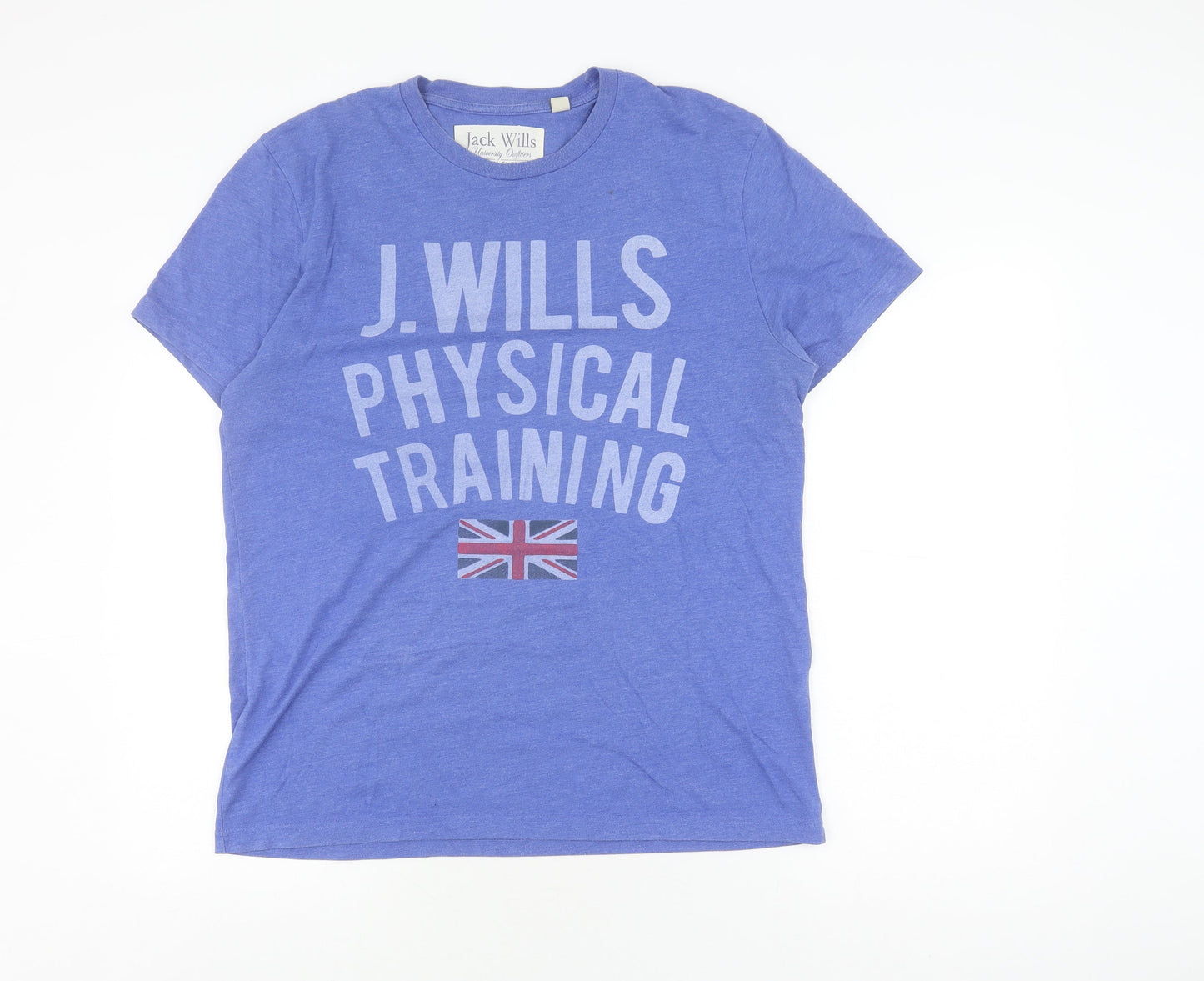 Jack Wills Men's Blue Graphic T-Shirt M Sports Style