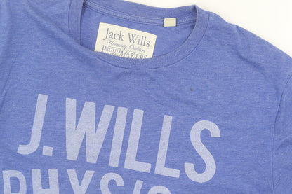 Jack Wills Men's Blue Graphic T-Shirt M Sports Style