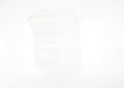 Womens UK Size 12 Gerry Weber White Basic T-Shirt