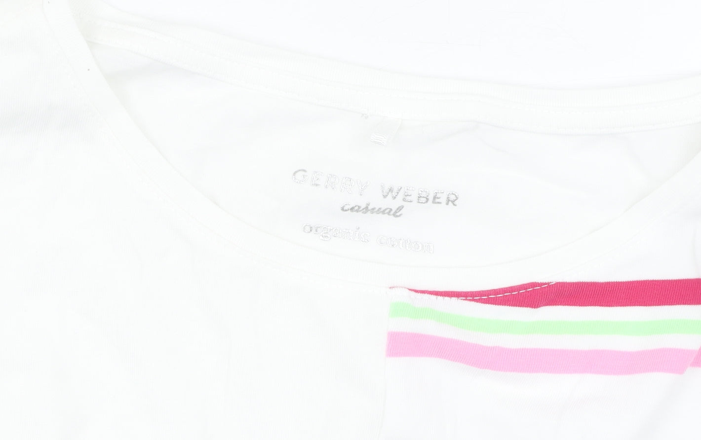 Womens UK Size 12 Gerry Weber White Basic T-Shirt