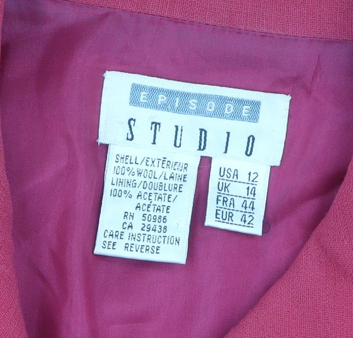 Womens UK Size 14 Episode Red
