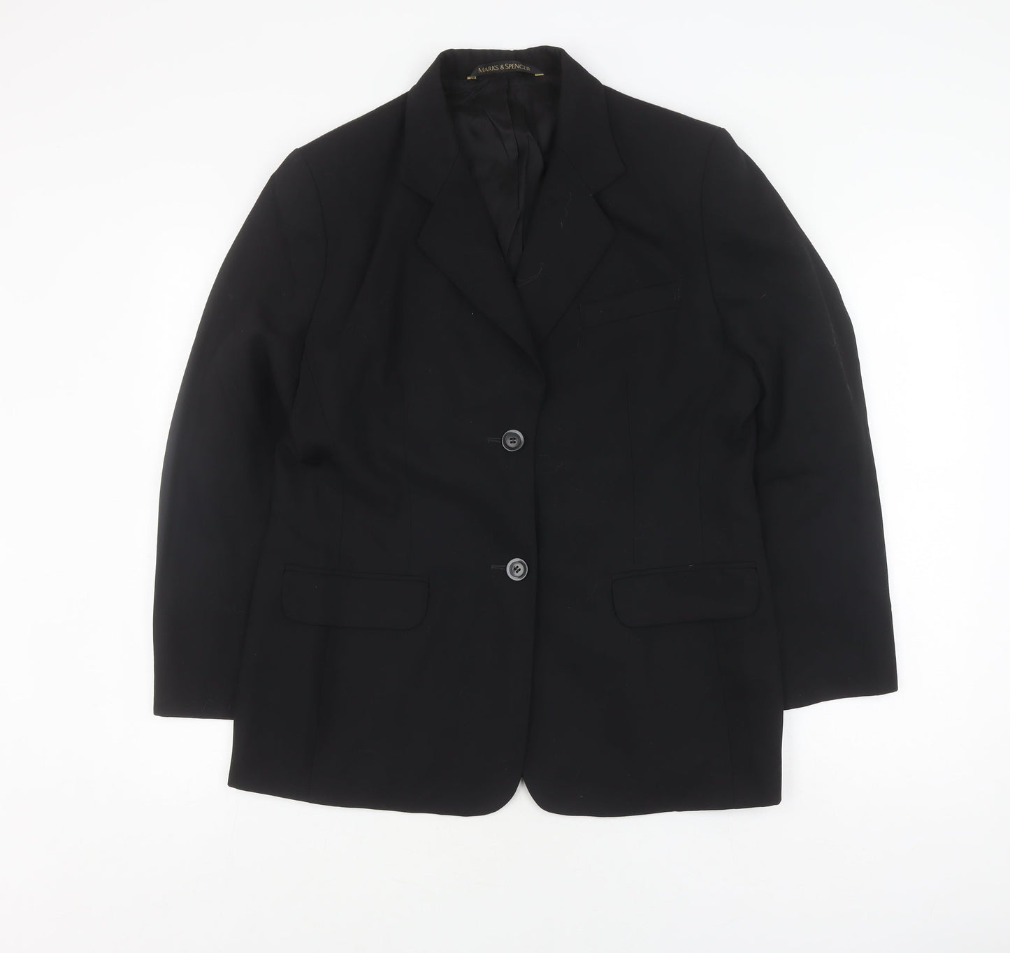 Marks and Spencer Women's Black Suit Jacket Size 16